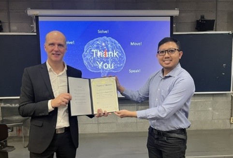 德國姐妹校福兹堡應用科技大學前校長蒞校辦理講座活動照片